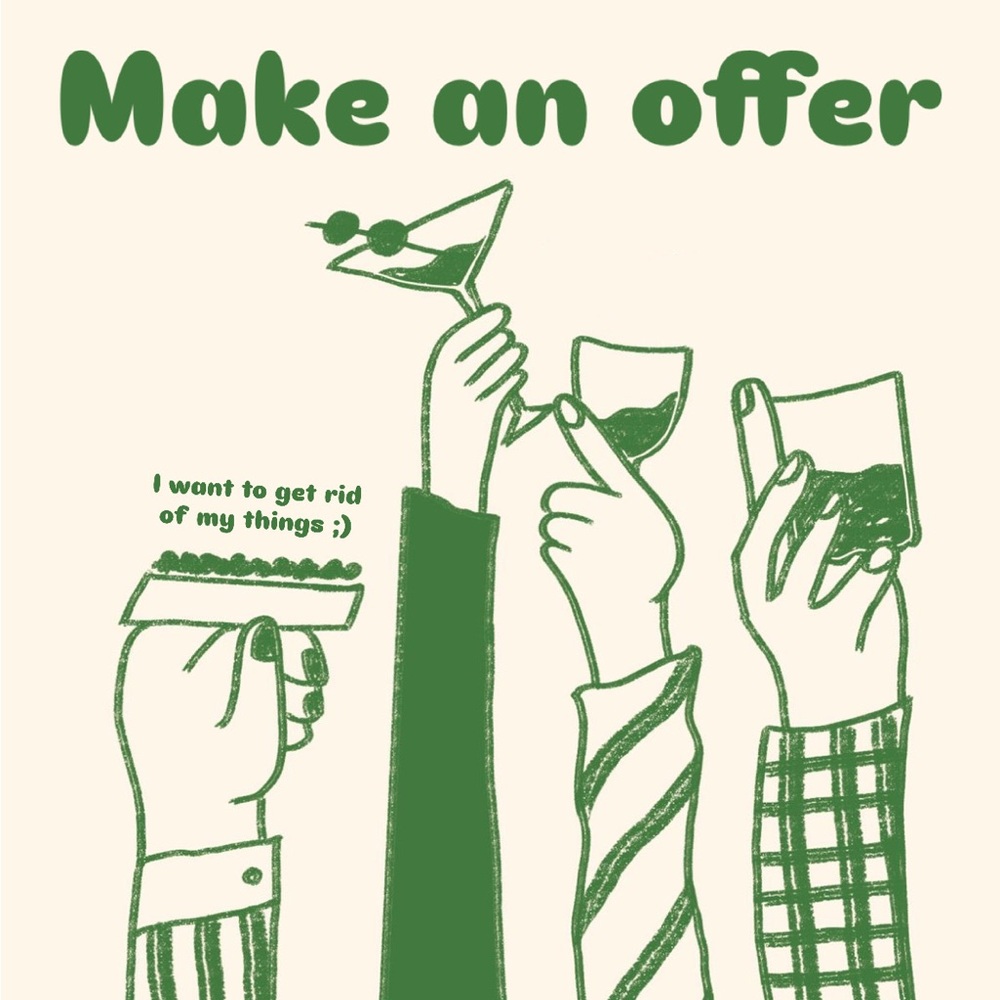 Green Graphic Print Poster